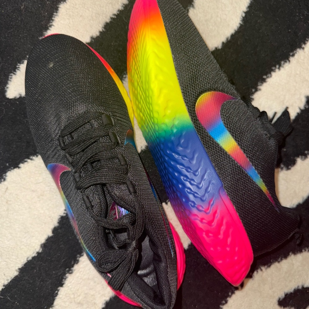 Colorful Gradient Athletic Sneakers